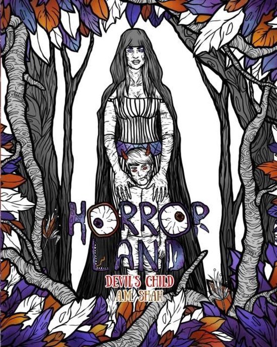 Horror Land- Adult Coloring Book Horror Land