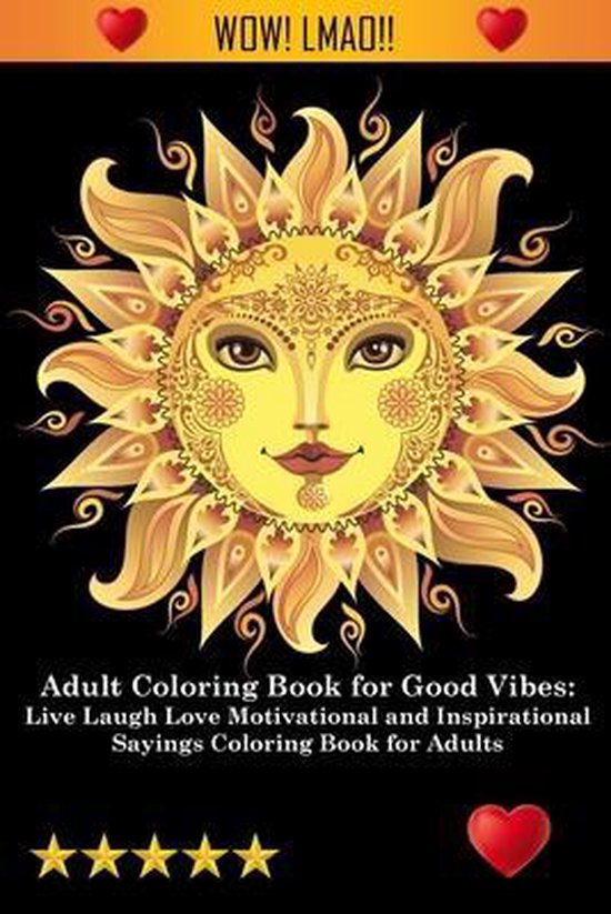 Adult Coloring Book for Good Vibes