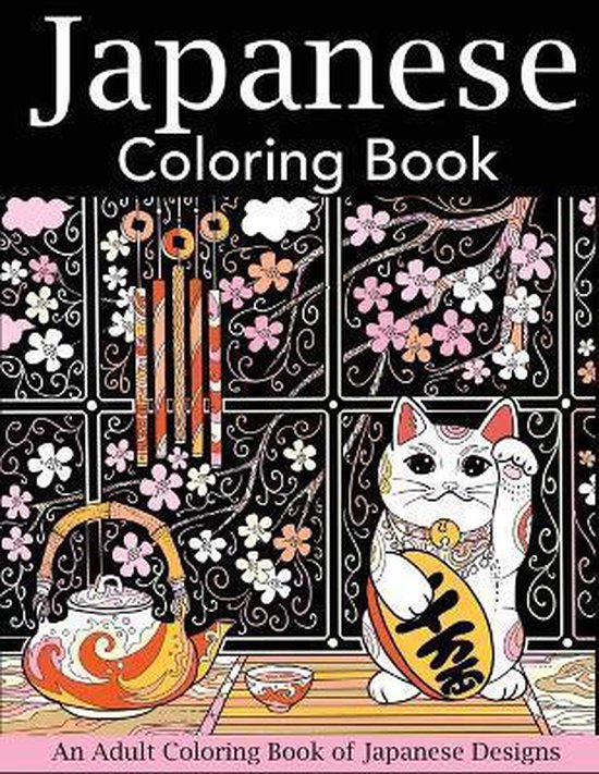 Japan Coloring Book- Japanese Coloring Book