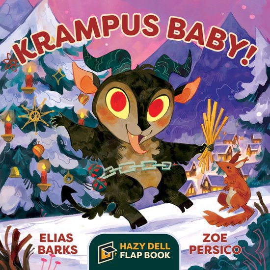 Hazy Dell Flap Book- Krampus Baby!