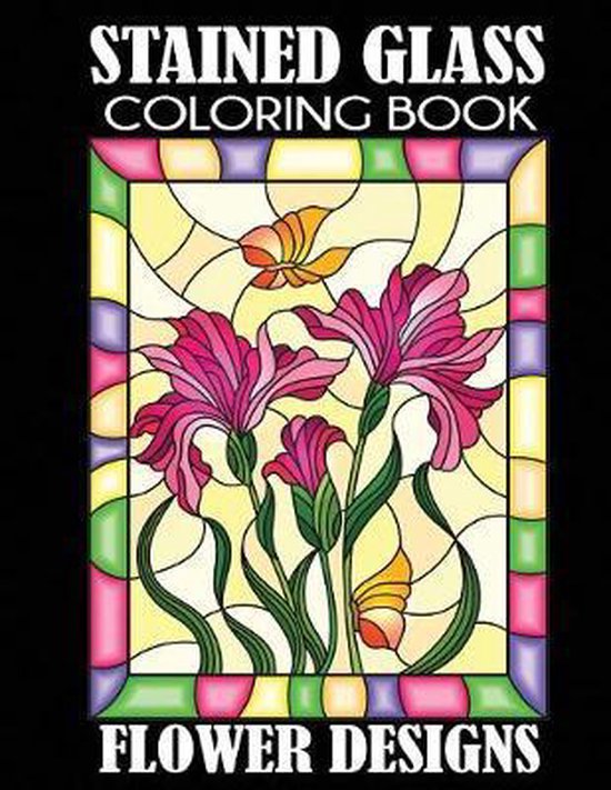 Stained Glass Coloring Book