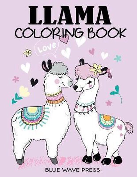 Llama Coloring Book