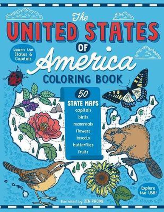 The United States of America Coloring Book