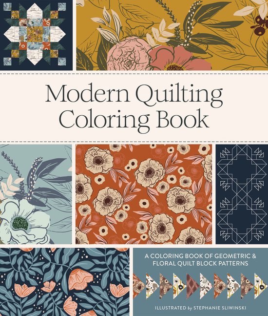 Modern Quilting Coloring Book