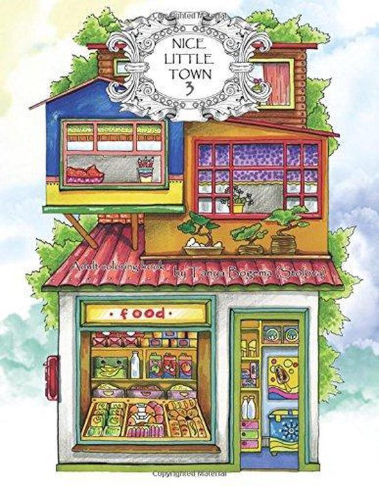 Nice Little Town 3 - Tatiana Bogema - Adult Coloring Book - Kleurboek voor volwassenen