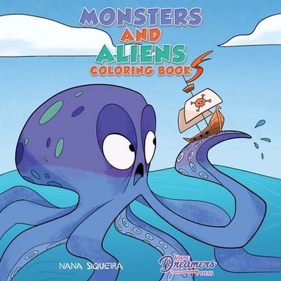 Coloring Books for Kids- Monsters and Aliens Coloring Book