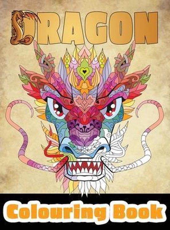 Coloring Books for Adults- Dragon Colouring Book