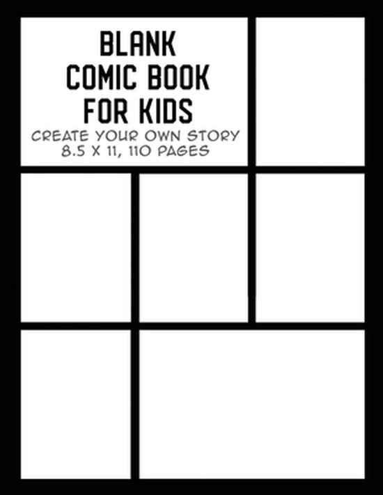 Comic Book Maker for Kids- Blank Comic Book for Kids