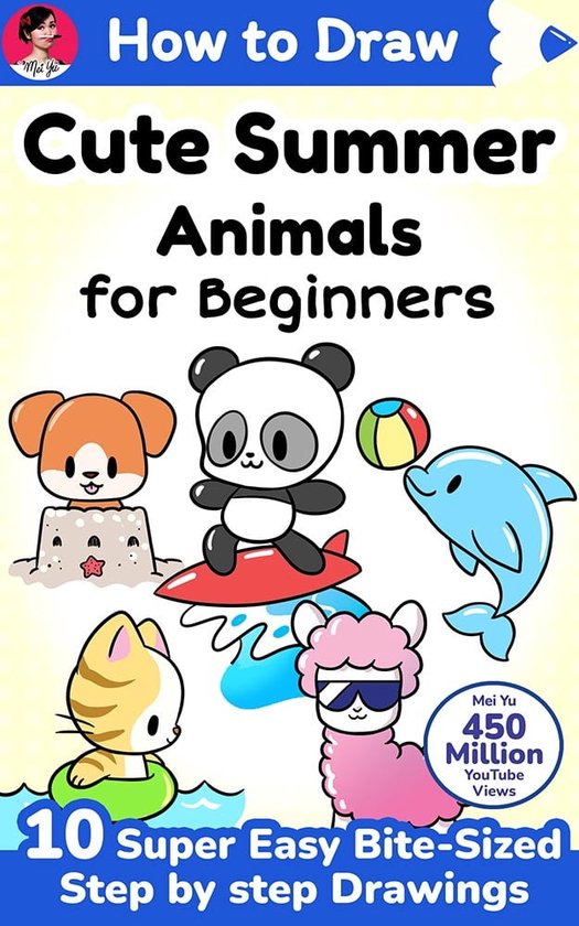 How to Draw Cute Anything for Beginners 5 - How to Draw Cute Summer Animals for Beginners