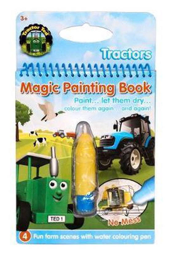 Tractors Magic Painting Book