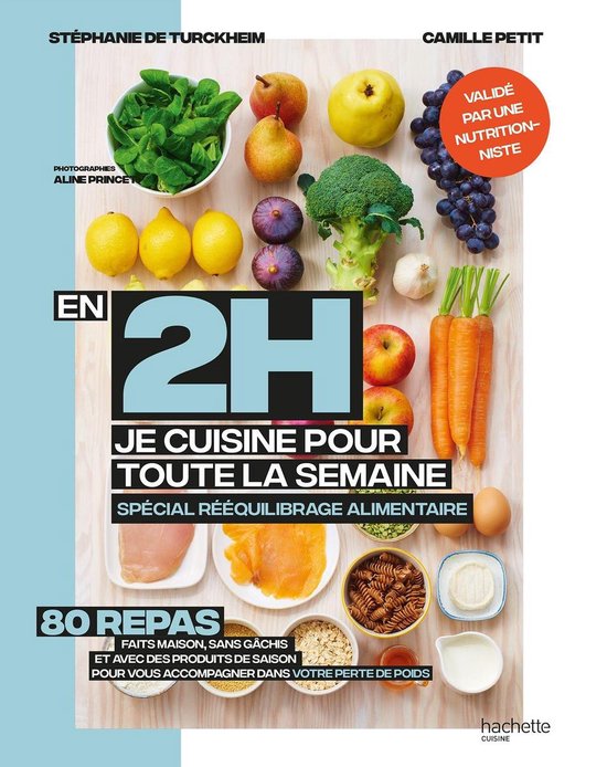 En 2h je cuisine pour ma semaine spécial rééquilibrage alimentaire