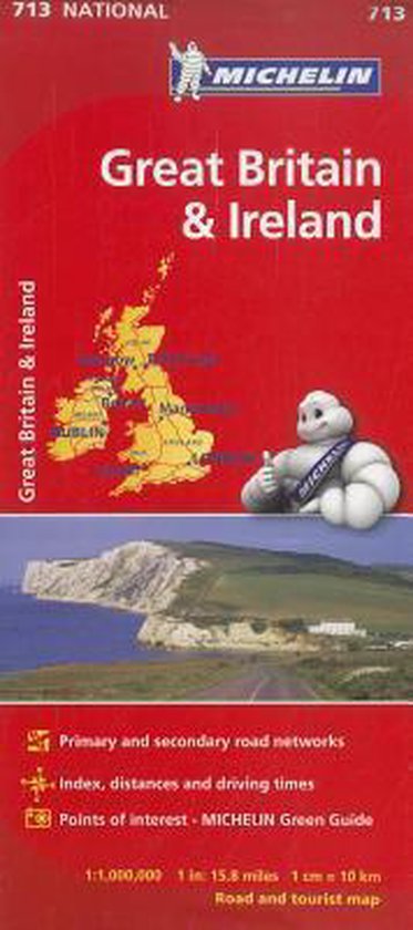 Michelin Map Great Britain & Ireland National 713