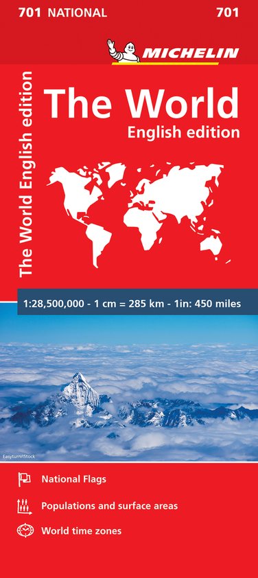 Michelin Landkaart Wereld / World Map 701