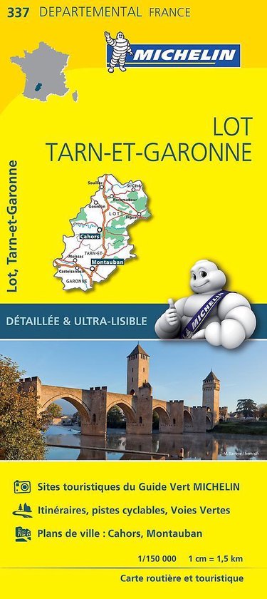 Lot / tarn - et - garonne 11337 carte ' local ' ( France ) michelin kaart