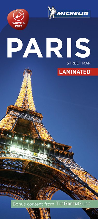 Paris Citymap燣aminated