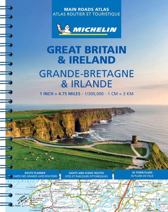 Grande-Bretagne & Ireland atlas spir. a4 EN/FR