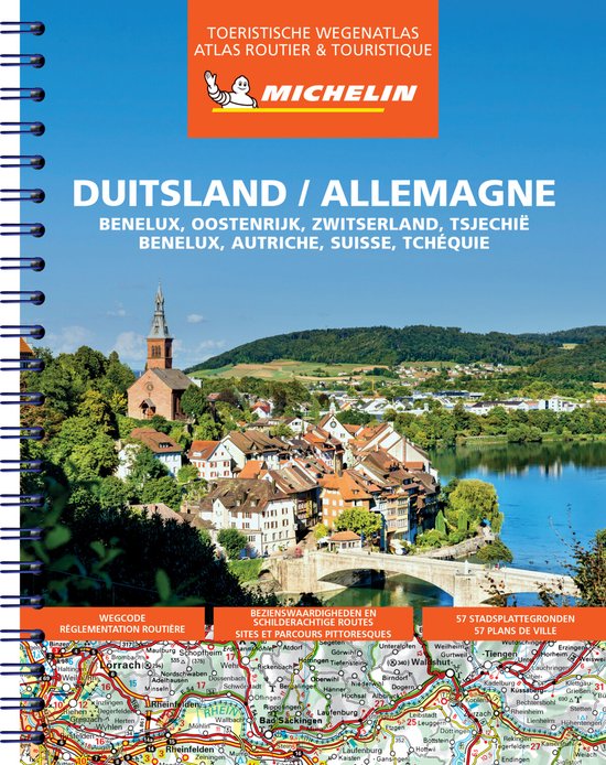 Michelin Atlas Duitsland, Benelux, Oostenrijk, Zwitserland, Tsjechië