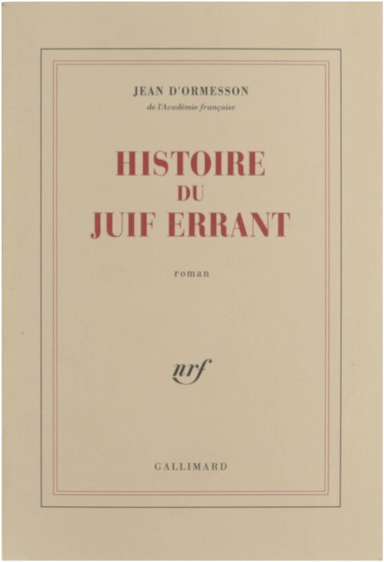 Histoire du Juif errant