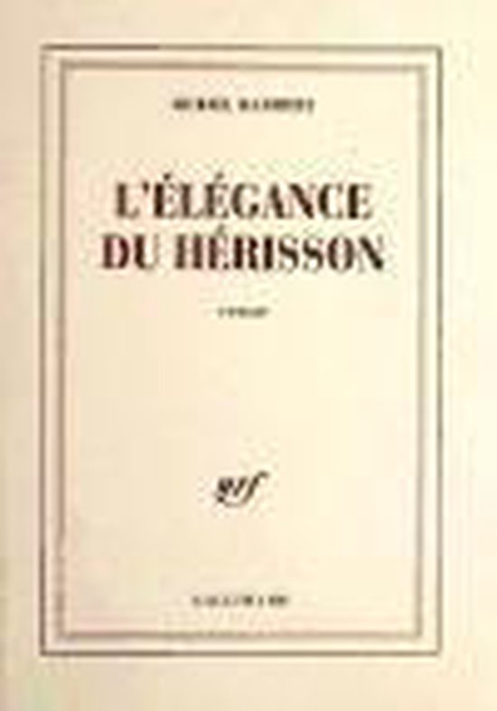 L'élégance du hérisson