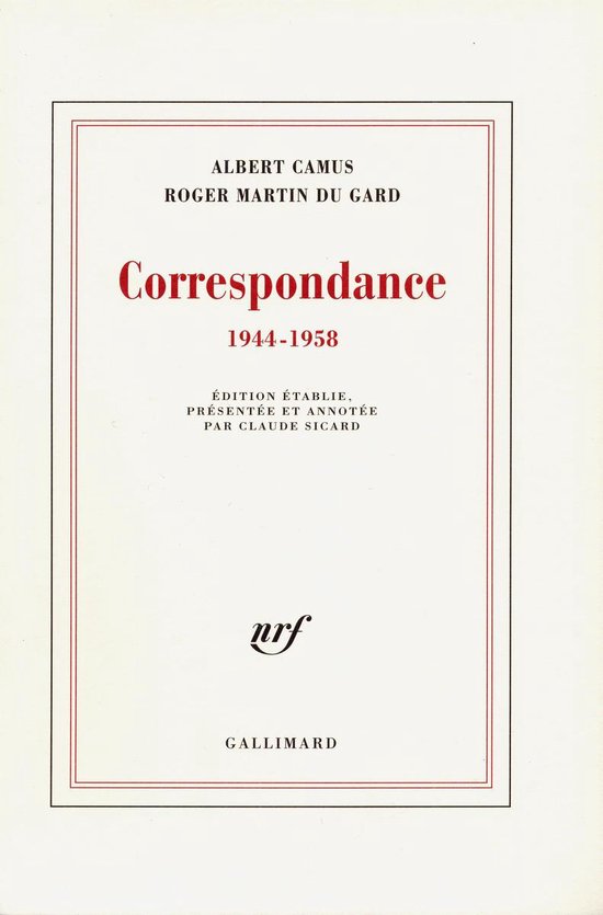 Correspondance (1944-1958)