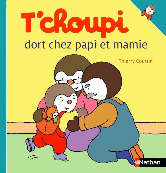 Les Albums T'choupi - T'choupi dort chez papi et mamie