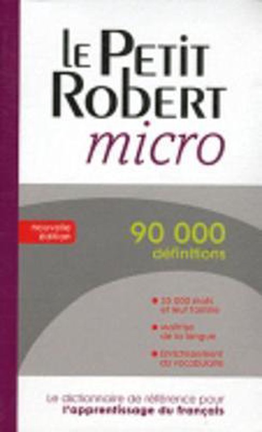 Dictionnaire Le Robert Micro poche