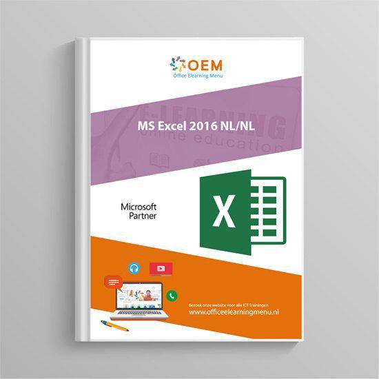 Cursusboek Excel 2016 Cursus