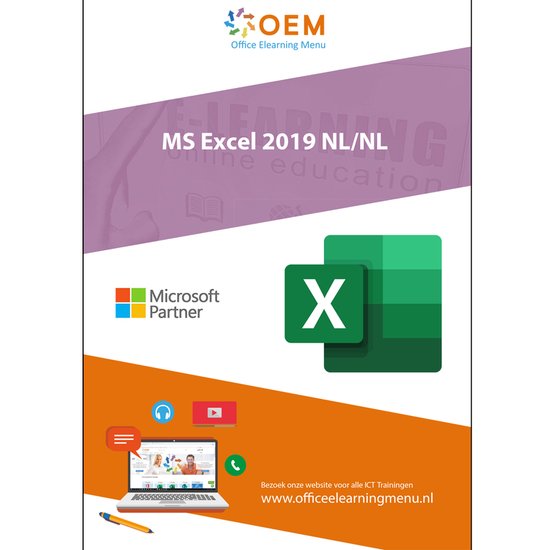 Cursusboek Excel 2019 - Cursus