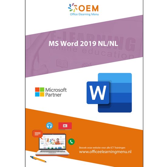 Cursusboek Word 2019- Cursus