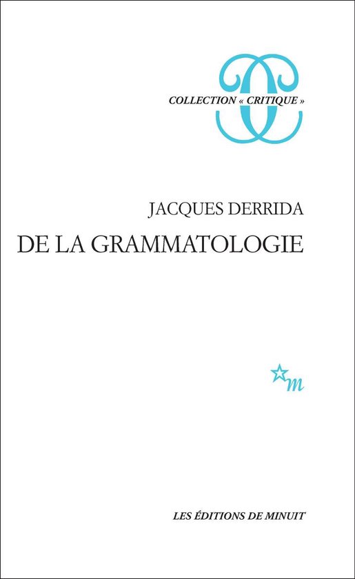 De la grammatologie