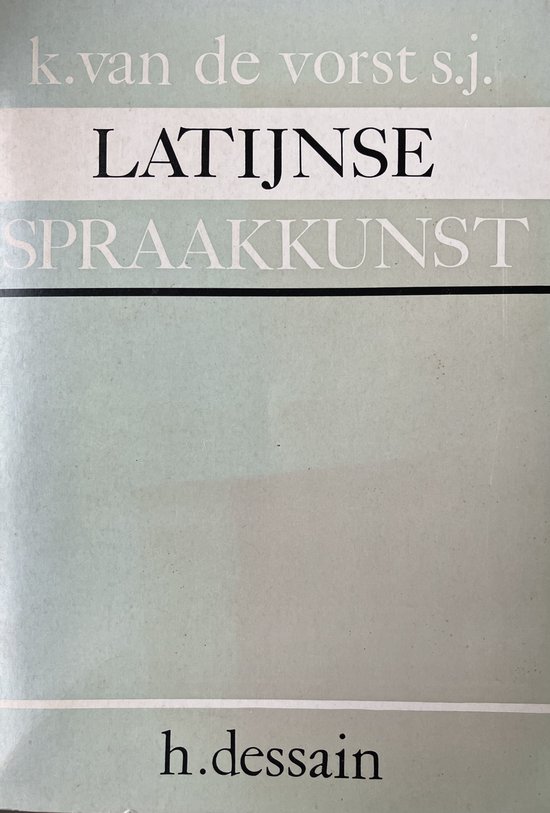 Latijnse spraakkunst