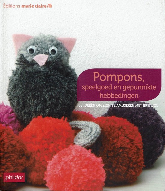 Pompons, speelgoed en gepunnikte hebbedingen