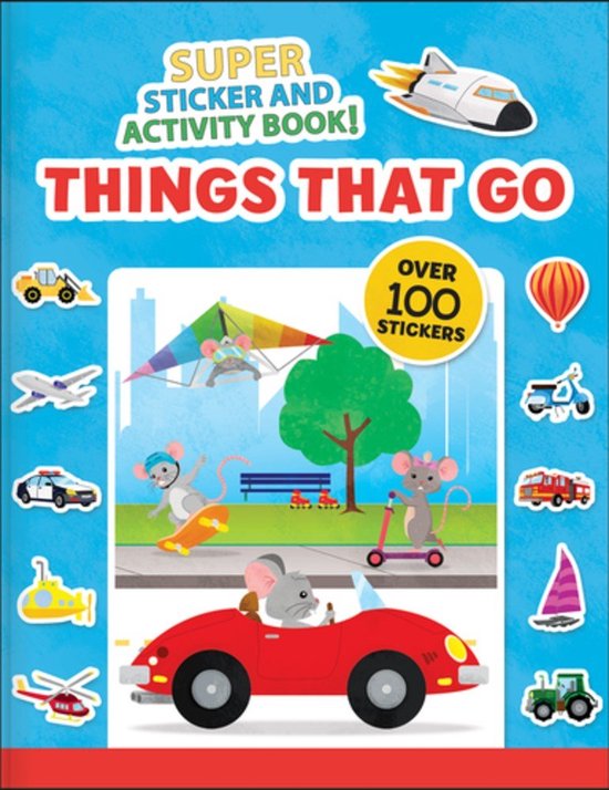 Activity books- My Sticker and Activity Book: Things That Go