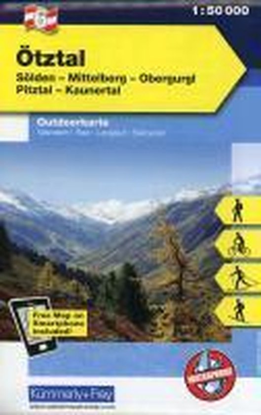 KuF Österreich Outdoorkarte 06 Ötztal 1 : 50 000