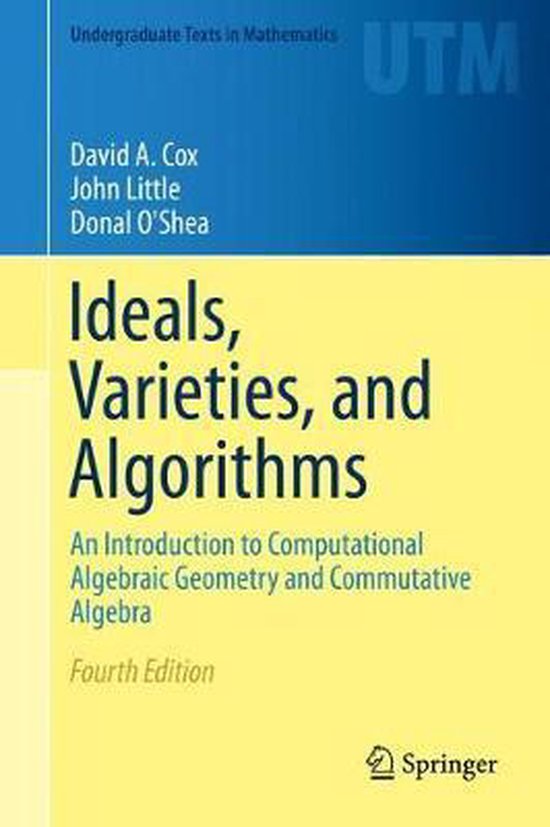 Ideals Varieties and Algorithms