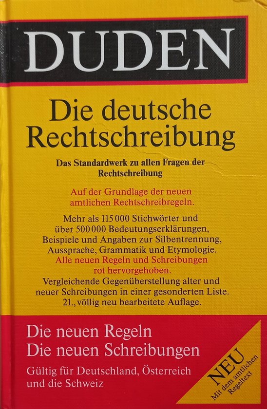 Die Deutsche Rechtschreibung