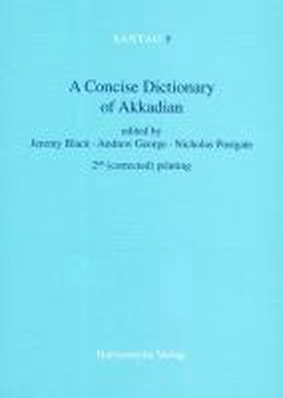 A Concise Dictionary of Akkadian