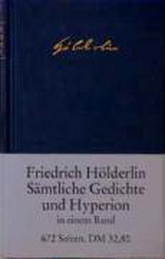 Sämtliche Gedichte und Hyperion