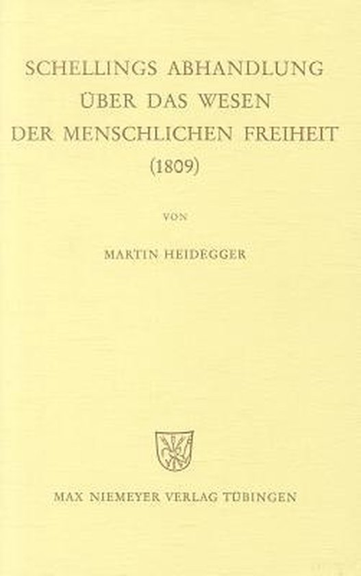 Gesamtausgabe Abt. 2 Vorlesungen Bd. 42. Schellings Abhandlung über das Wesen der menschlichen Freiheit