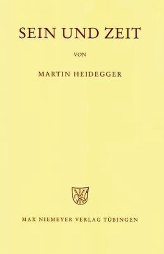 Gesamtausgabe Abt. 1 Veröffentlichte Schriften Bd. 2. Sein und Zeit