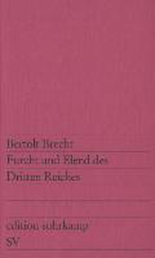 Furcht und Elend des dritten Reiches