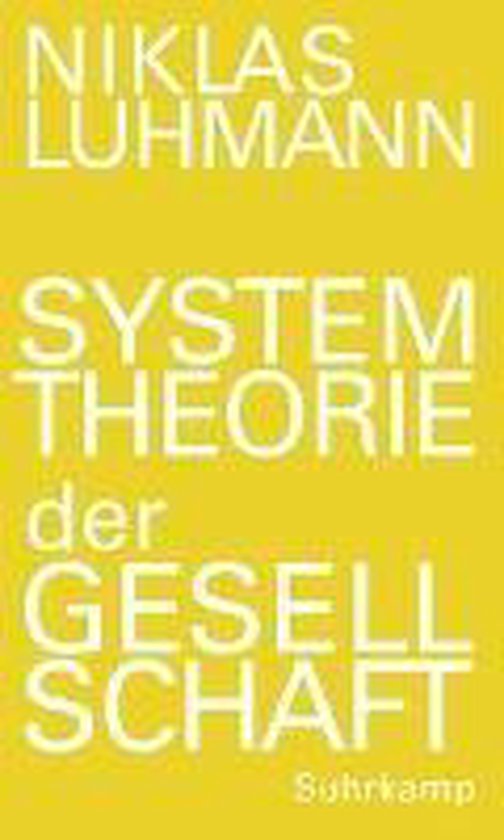 Systemtheorie der Gesellschaft