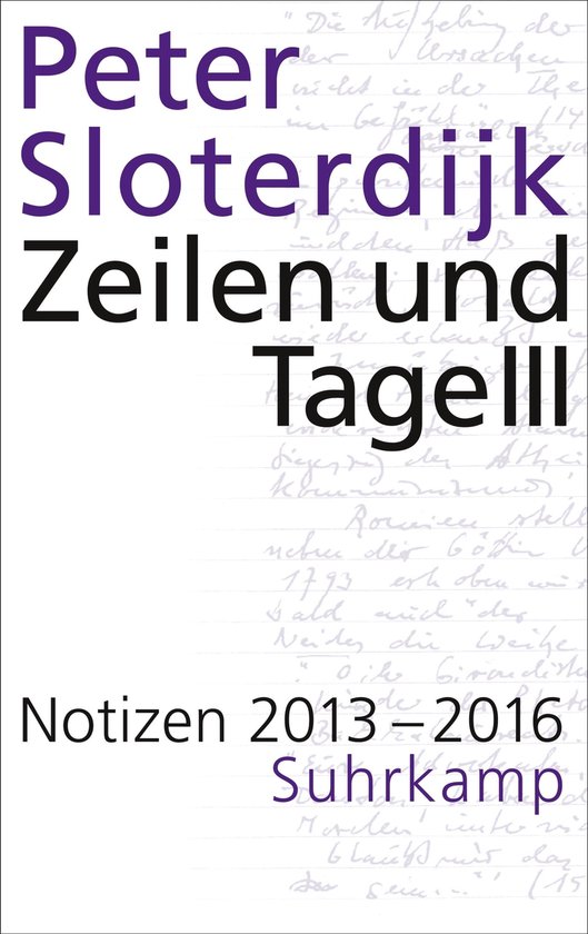 Datierte Notizen 3 - Zeilen und Tage III