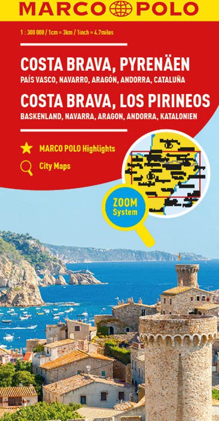 Costa Brava Marco Polo Map