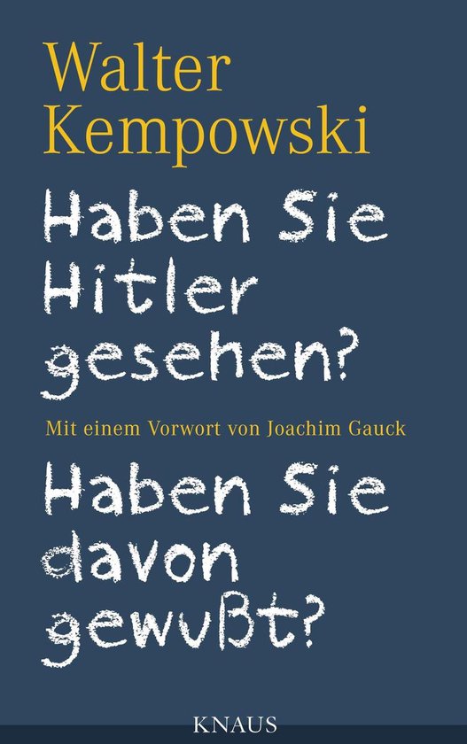 Befragungsbände 1 - Haben Sie Hitler gesehen? Haben Sie davon gewußt?