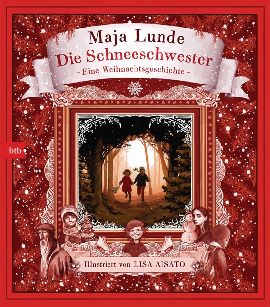 Das Jahreszeiten-Quartett mit Illustrationen von Lisa Aisato 1 - Die Schneeschwester