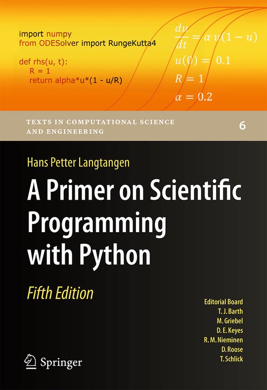 Primer on Scientific Programming with Python