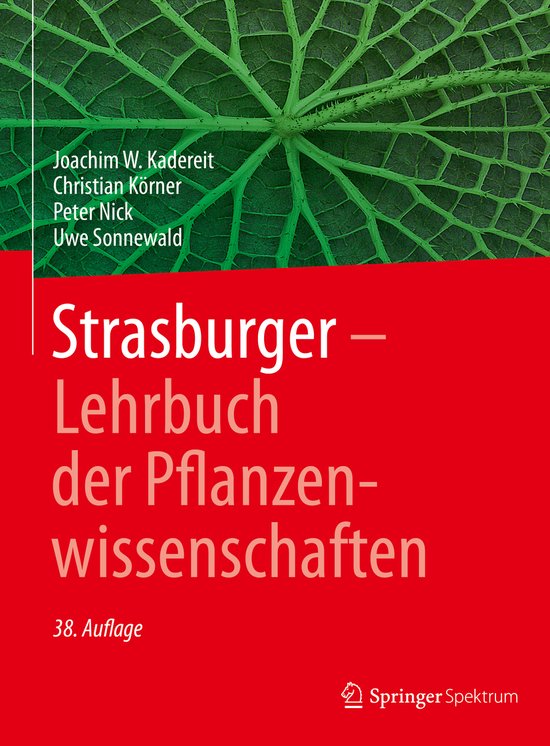 Strasburger Lehrbuch der Pflanzenwissenschaften