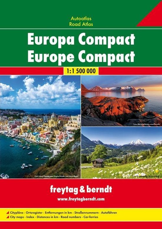 F&B Atlassen - F&B Wegenatlas Europa Compact