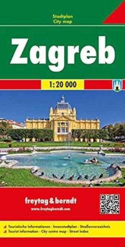 F&B City Maps - F&B Stadsplattegrond Zagreb